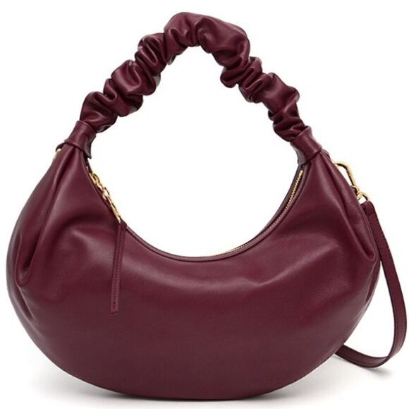 ❤️NEW LDT Monroe Leather Hobo Crossbody Bag - Picture 1 of 9